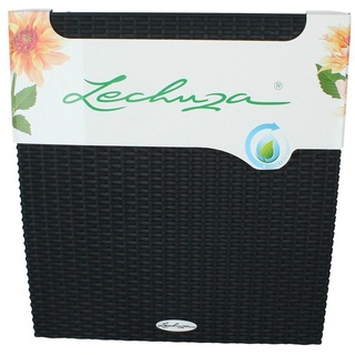 Lechuza® Pflanzkübel »Cube Cottage 50 - graphitschwarz mit Wasserspeicher« (1 St) schwarz