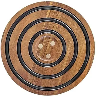 Breeshy Magnetischer Topfuntersetzer, magischer Untersetzer aus Holz, magnetische Topflappen für Küche, Topfuntersetzer für heiße Speisen, Topfuntersetzer für Töpfe