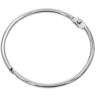 Metallene Duschvorhangringe, Leicht Zu Öffnen Und Zu Schließen, 20er-packung, 5 Cm Große Silberne Schlaufen Für Badezimmer