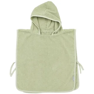Meyco Badeponcho Popcorn 1 - Soft Olive - 1-3 Jahre