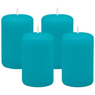Kopschitz Kerzen 4er Set Adventskranzkerzen Ø 50 x 80 mm blau