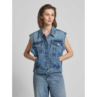 Jeansweste mit Brusttaschen Modell 'KIMBERLY', Hellblau, M