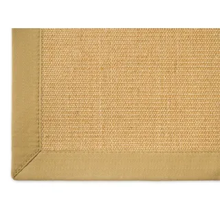 Steffensmeier Astra Sisal Teppich Manaus mit Bordüre Farbe Chablis beige 100% Sisal - 18 Größen, Größe: 80x160 cm