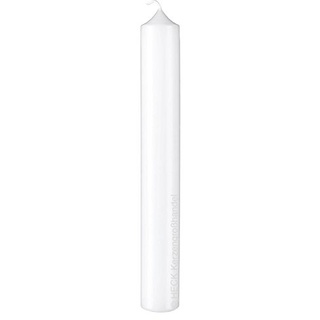Kommunionkerzen zum selber verzieren 40 x 400 in der Farbe Weiss