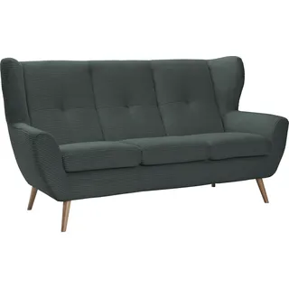 exxpo - sofa fashion Couch Cord 3-Sitzer Braun