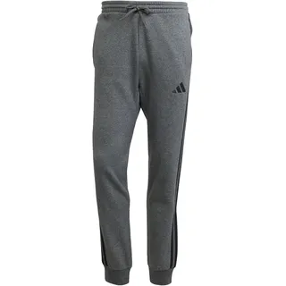 adidas Essential Three Stripes Fleece Hosen Grau XXL