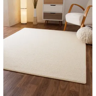Steffensmeier Sydney Wollteppich 140 x 200 cm Weiß