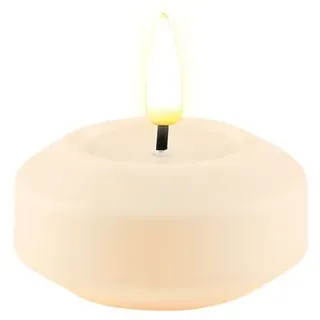Schwimmendes Maxi Teelicht LED Creme