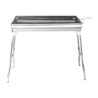 Klappgrill aus Edelstahl Maße: 93,5 x 33,5 x 70cm Klapp Grill Edelstahlgrill neu