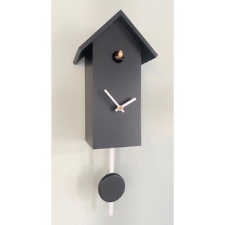 Clockvilla Hettich-Uhren Wanduhr Moderne Kuckucksuhr im Schwarzwald hergestellt schwarz