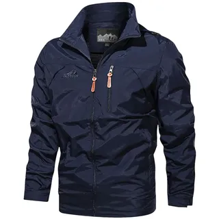 Bomberjacke Herren Sommerjacke Übergangsjacke Freizeit Frühlingsjacke Langarm College Blouson Jacke Windjacke Sommer Freizeitjacke Outdoor Sportjacke