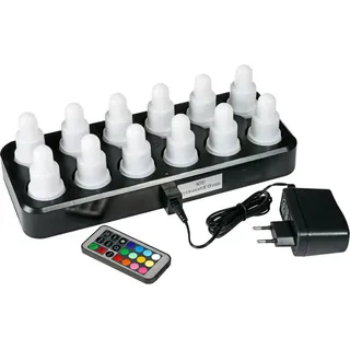 Duni 171486, Weiß, Universal, 12 Glühbirne(n), LED, Multi, 13 h