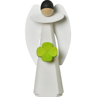 KWO Olbernhau Glücksengel mit Kleeblatt,11cm
