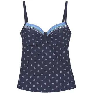 LASCANA Bügel-Tankini-Top Damen nachtblau Gr.38 Cup B