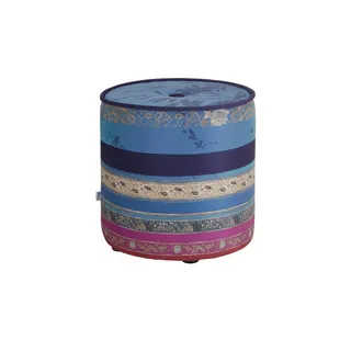 bassetti by SCHRÖNO Pouf  Tinetto , blau , Maße (cm): H: 44  Ø: 43