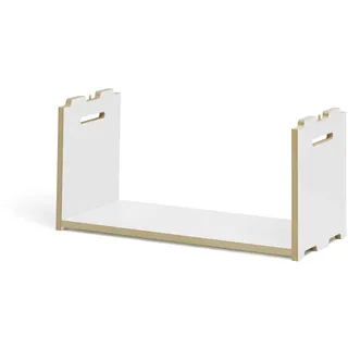 Tojo Hochstapler | modulares Regalsystem Verschiedene Module für Wandregal/Bücherregal/CD Regal | MDF Regal (weiß, Anbaumodul)