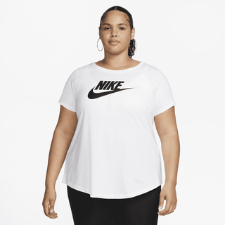 Nike Sportswear Essentials Damen-T-Shirt mit Logo - Weiß, 3X