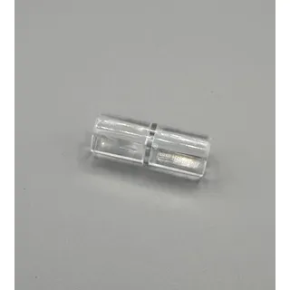 Drehstab/Wendestab aus Kunststoff (transparent) für Alu-Jalousien – Längen: 50, 75, 100 cm - Plexistab für den Austausch an Jalousien mit 25 mm Lamellen - ps QUICKFIX (Verbinder)