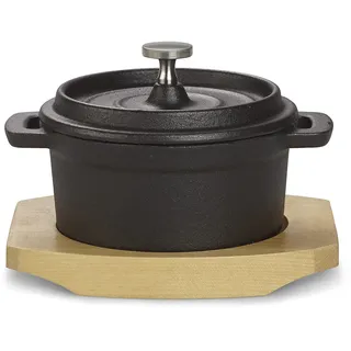 Echtwerk Kochtopf Braun, Schwarz - 13x5x10 cm