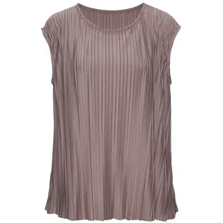 LASCANA Pliseetop Taupe 32/34