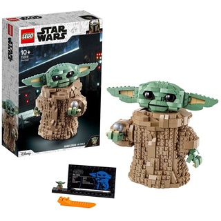 LEGO 75318 Star Wars: The Mandalorian Das Kind, große Baby-Yoda-Figur zum Bauen und Sammeln für Fans ab 10 Jahren, tolle Zimmer-Deko für Fans, G...