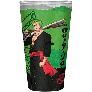 GB eye ONE PIECE - Large Glass - 400ml - Zoro - box