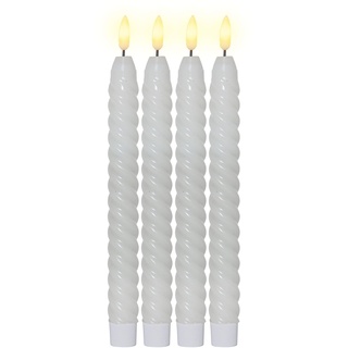 Star Trading Star Trading, LED Kerzen mit Timerfunktion | LED Stabkerzen weiß | LED Kerzen flackernde Flamme LED (4 x) 2 Jahre Gewährleistung mind. 14 Tage Rückgaberecht | Bunt | n.a.