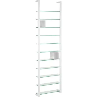 Spinder Cubic Wandregal 46 x 13 x 167 cm Weiß
