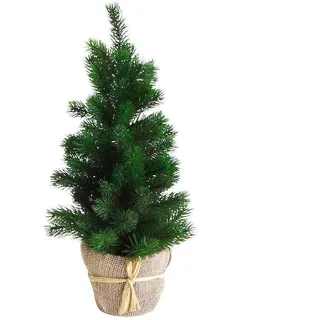 Mini Weihnachtsbaum 48 cm im Topf sehr echt wirkend
