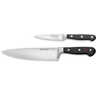 Wüsthof Classic Messersatz 2-tlg. 20 cm/9 cm Schwarz/Silber