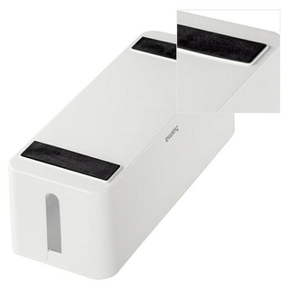 Hama Kabelbox Maxi mit Kabelführung im Deckel  (Weiß, L x B x H: 40 x 15,5 x 13,8 cm)