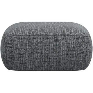 flexlux Pouf Torino 91 x 46 x 91 cm Grau