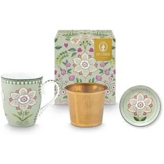 Pip Studio Lily&Lotus Teeset 1-tlg. Light Green