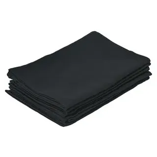 ZOLLNER Geschirrtuch Blanco 50 x 70 cm, 100% Baumwolle, schwarz, 5 Stück