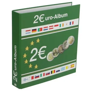 SAFE Schwäbische Albumfab Münzensammelalbum für alle 2 Euromünzen. Für 80 Münzen