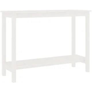 vidaXL Konsolentisch 110x40x80 cm weiß