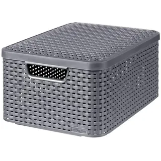 Curver Aufbewahrungsbox Style M mit Deckel anthrazit 1 St.
