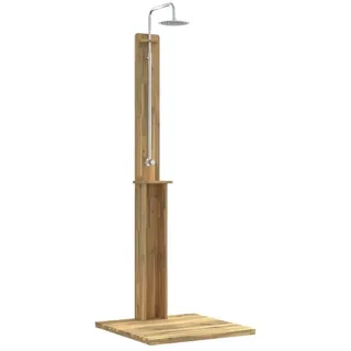 vidaXL Gartendusche Weiß 217 cm