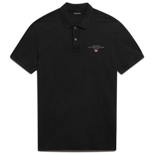 Napapijri Poloshirt Herren Poloshirt ELBAS (1-tlg) schwarz XL