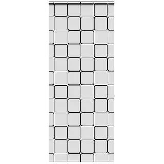 vidaXL Duschrollo mit Kassette 110x240 cm Stoffbreite 106 cm