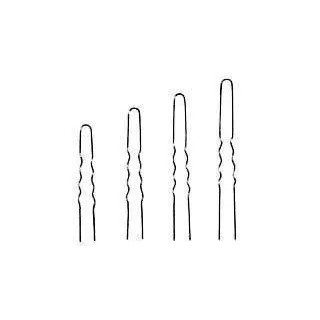 Ari Lockennadeln gewellt 2121/ 18 gold, 24 Stück, 40 mm, (1 x 24 Stück)