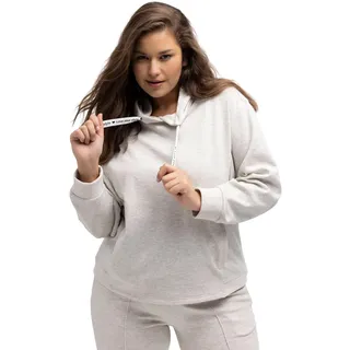 Ulla Popken, Damen, große Größen, Sweatshirt Melange, Oversized - 42-44
