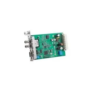 TCF-142-S-ST-RM - Konverter von RS-232422485 auf Singlemode-Glasfaser-Einschubmodul, ST-Stecker