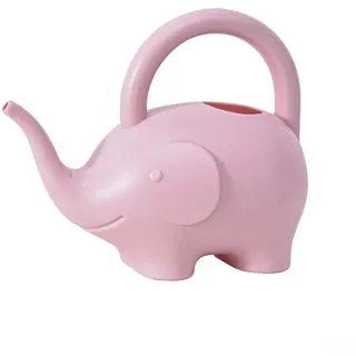 Leichte tragbare Gießkanne mit Tier-Design, 1 l, zum Lernen (Elefant, Rosa)
