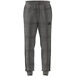Essentials 3-Streifen Fleecehose Herren Hose, grau, Gr. S - S