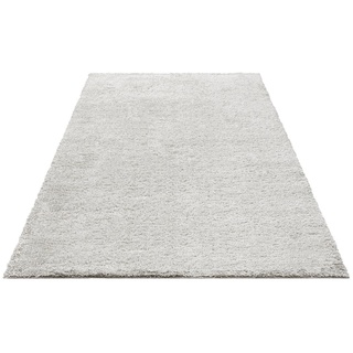 Hochflor-Teppich Shaggy Soft, Bruno Banani, rechteckig, Höhe: 30 mm, gewebt, Uni Farben, besonders weich und kuschelig grau 240 cm x 320 cm x 30 mm