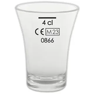 BARCRAFTERS Schnapsglas Stamperl 6 Stück 4 cl Kunststoff Pinnchen Shotglas Whisky Pinnchen CE