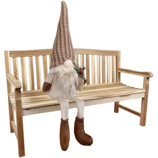 Christmas Paradise Wichtel sitzend 25 cm (42 cm) (Dekofigur, 1 St., Kantenhocker), Weihnachtsdeko Gnom beige beige|braun