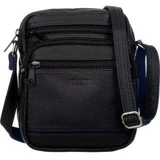 Kleine Herren-Ledertasche „Orszak Wodnik“ - Schwarz