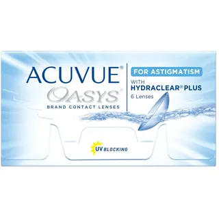 Acuvue Oasys for Astigmatism 6 St. / 8,60 BC / 14,50 DIA / -3,75 DPT / -0,75 CYL / 90° AX